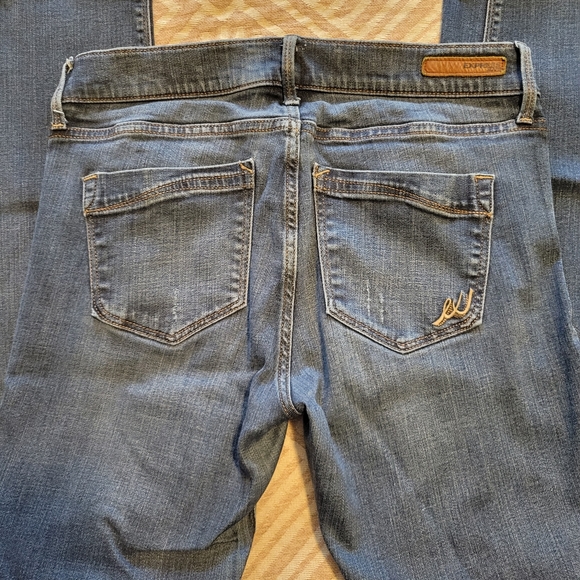 Express Mid Rise Skinny Jean Size 8R - Picture 3 of 5